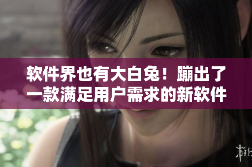 軟件界也有大白兔！蹦出了一款滿足用戶需求的新軟件！