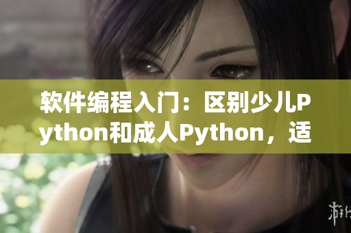 軟件編程入門：區(qū)別少兒Python和成人Python，適合不同對象