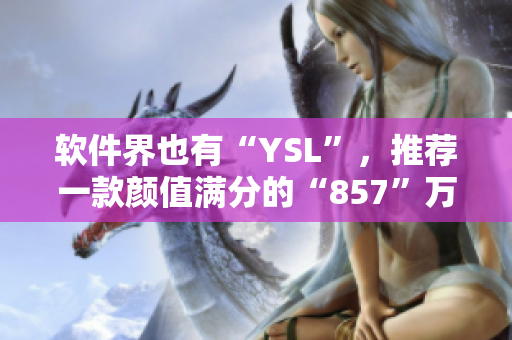 軟件界也有“YSL”，推薦一款顏值滿分的“857”萬能軟件！