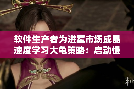 軟件生產(chǎn)者為進軍市場成品速度學(xué)習(xí)大龜策略：啟動慢慢挺進模式