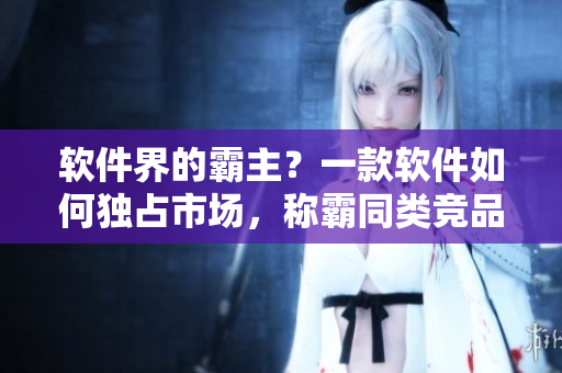 軟件界的霸主？一款軟件如何獨(dú)占市場(chǎng)，稱霸同類競(jìng)品