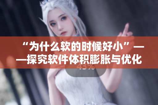 “為什么軟的時(shí)候好小”——探究軟件體積膨脹與優(yōu)化的奧妙