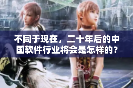 不同于現(xiàn)在，二十年后的中國軟件行業(yè)將會是怎樣的？——一位編輯的探尋
