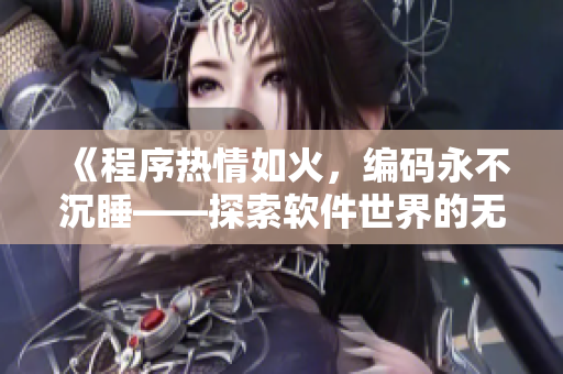 《程序熱情如火，編碼永不沉睡——探索軟件世界的無(wú)盡可能性》