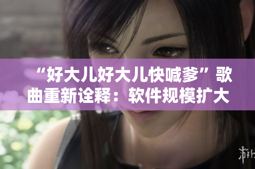“好大兒好大兒快喊爹”歌曲重新詮釋：軟件規(guī)模擴(kuò)大，請(qǐng)快召喚技術(shù)支持！