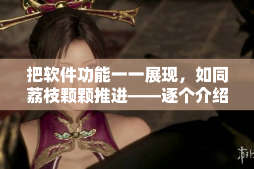 把軟件功能一一展現(xiàn)，如同荔枝顆顆推進(jìn)——逐個介紹軟件功能的文章