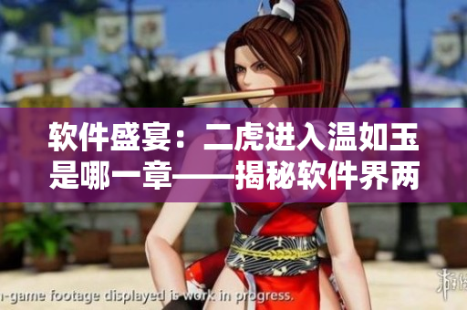 軟件盛宴：二虎進(jìn)入溫如玉是哪一章——揭秘軟件界兩大巨頭的合作歷程