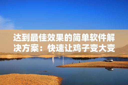 達到最佳效果的簡單軟件解決方案：快速讓雞子變大變粗
