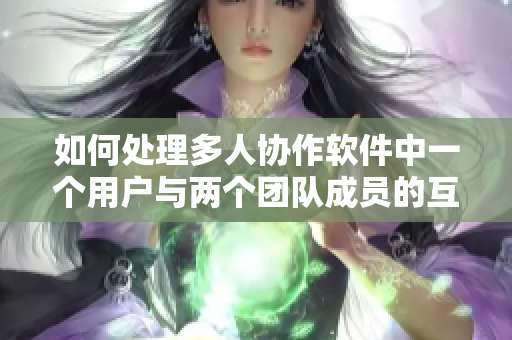 如何處理多人協(xié)作軟件中一個用戶與兩個團(tuán)隊成員的互動問題？