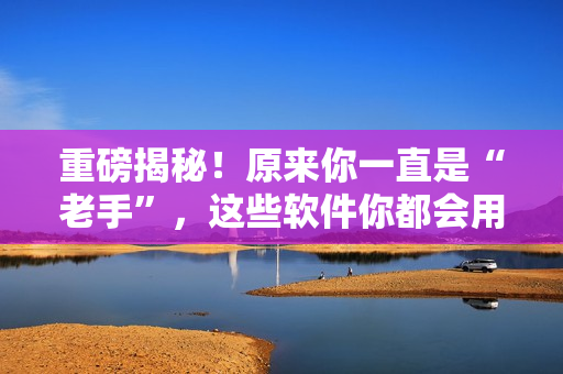 重磅揭秘！原來你一直是“老手”，這些軟件你都會用！