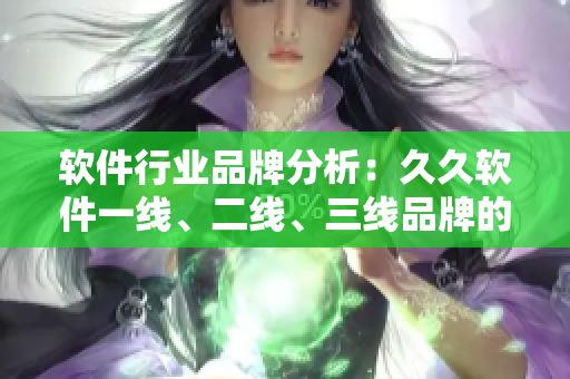 軟件行業(yè)品牌分析：久久軟件一線、二線、三線品牌的優(yōu)勢與劣勢