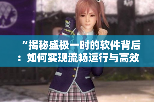 “揭秘盛極一時(shí)的軟件背后：如何實(shí)現(xiàn)流暢運(yùn)行與高效操作？”