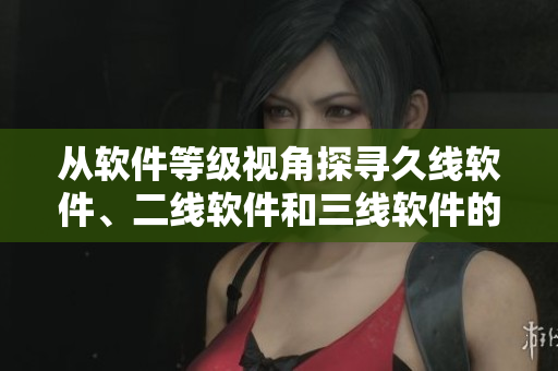 從軟件等級視角探尋久線軟件、二線軟件和三線軟件的差異與應(yīng)用場景