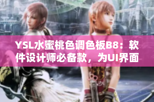 YSL水蜜桃色調(diào)色板B8：軟件設(shè)計師必備款，為UI界面增添溫暖感