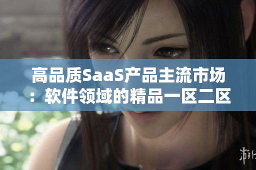 高品質(zhì)SaaS產(chǎn)品主流市場(chǎng)：軟件領(lǐng)域的精品一區(qū)二區(qū)