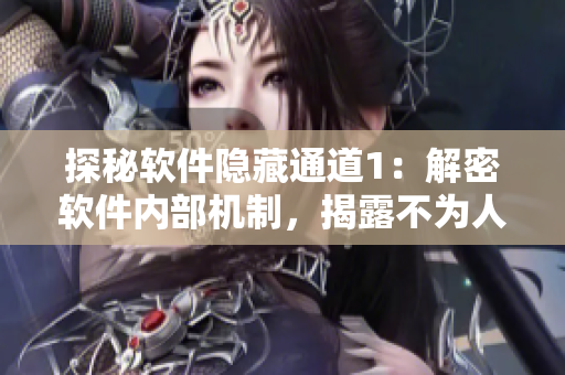 探秘軟件隱藏通道1：解密軟件內(nèi)部機(jī)制，揭露不為人知的故事